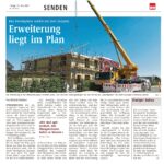 Erweiterung liegt im Plan – WN 18.06.2021
